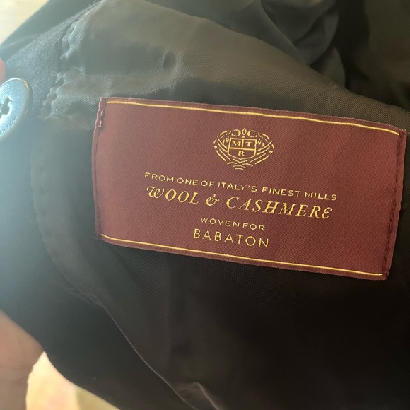 Babaton Black Wool Coat - Picture 5 of 5